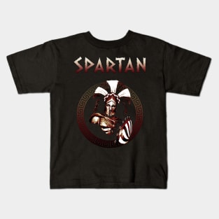 Spartan Hoplite Lacedaemon King Leonidas Kids T-Shirt